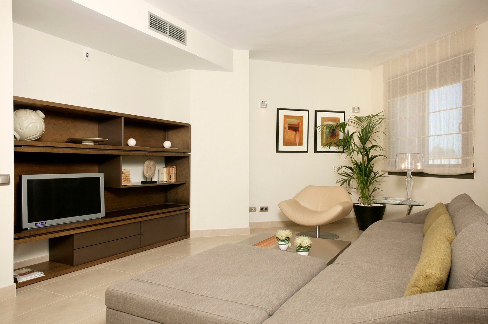 Salón moderno vivienda prefabricada